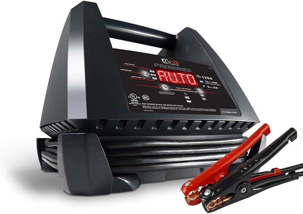 Schumacher DSR118 DSR Pro Series 2/15/125A 12V DOE Handheld Battery Charger: Automotive