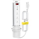 Pop Up Outlet for Countertop, Pull Pop Out