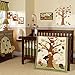 Lambs & Ivy Echo 9-Piece Crib Bedding Set - Woodland/Forest Raccoon,Fox, Animals