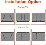 PUTORSEN Soundbar Mount Brackets for TV Under Mount Adjustable 15 kg view 4
