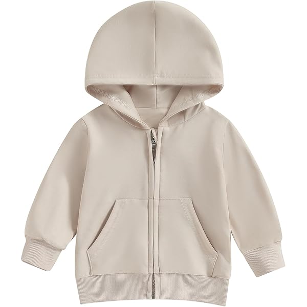 トップス JILTU baby frill hoodie sax Amazon.com: KtwHarnu Toddler Baby Boy Girl Zip Up Hoodies