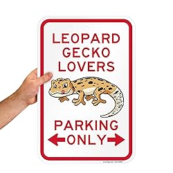 SmartSign Leopard Gecko Lovers Parking Only Funny