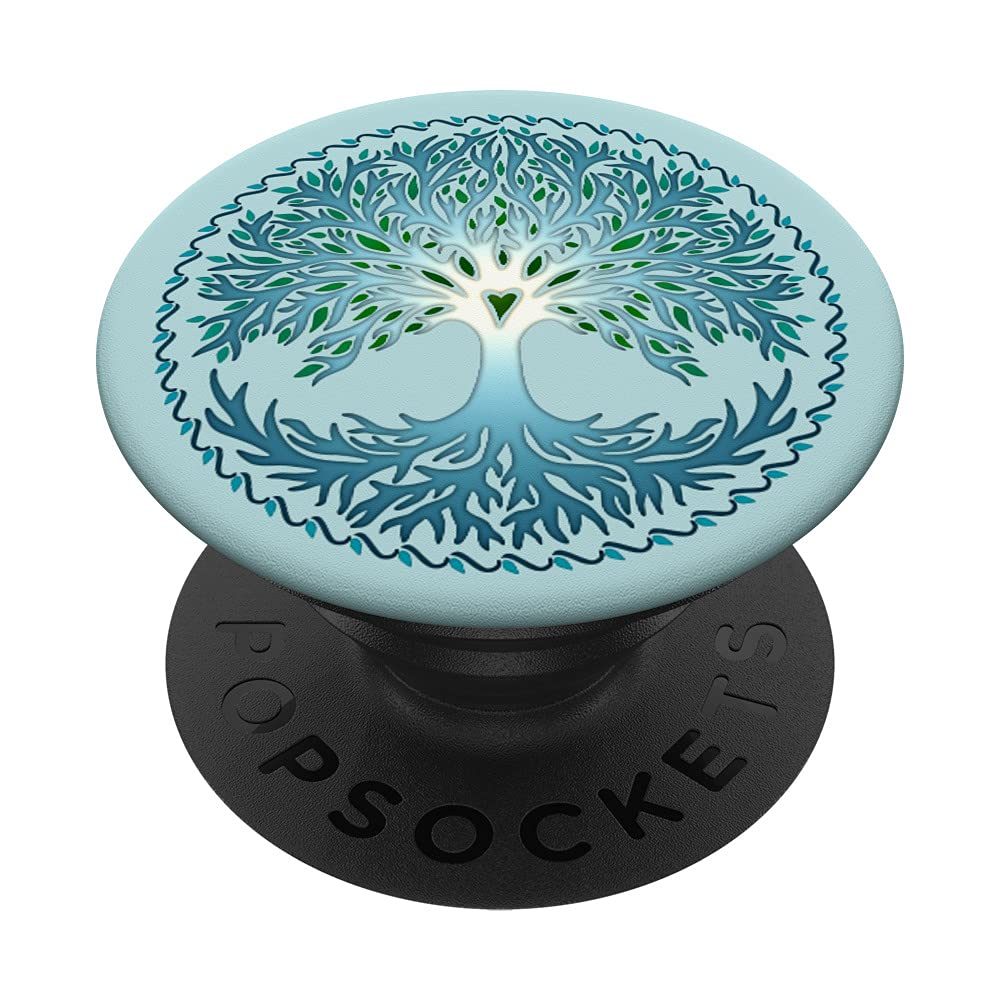 Yggdrasil Celtic tree of life norse mythology nature forest PopSockets Swappable PopGrip