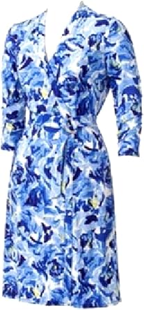 amazon blue and white dress