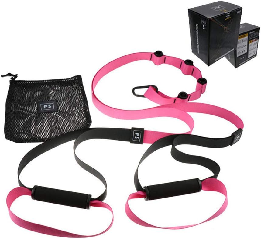 Restarty Resistance Training Straps Workout Yoga Straps Fitness Trainer Kit for Home Gym
