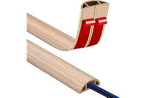 Floor Cord Covers for Wires Cable Hider Wire Cover Self Adhesive Cord Hider Floor for Offices, Homes, Workshops, Warehouses