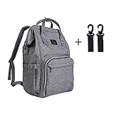 Diaper Bag Multi-Function Waterproof Travel Backpack Nappy Bags for Baby Care, L