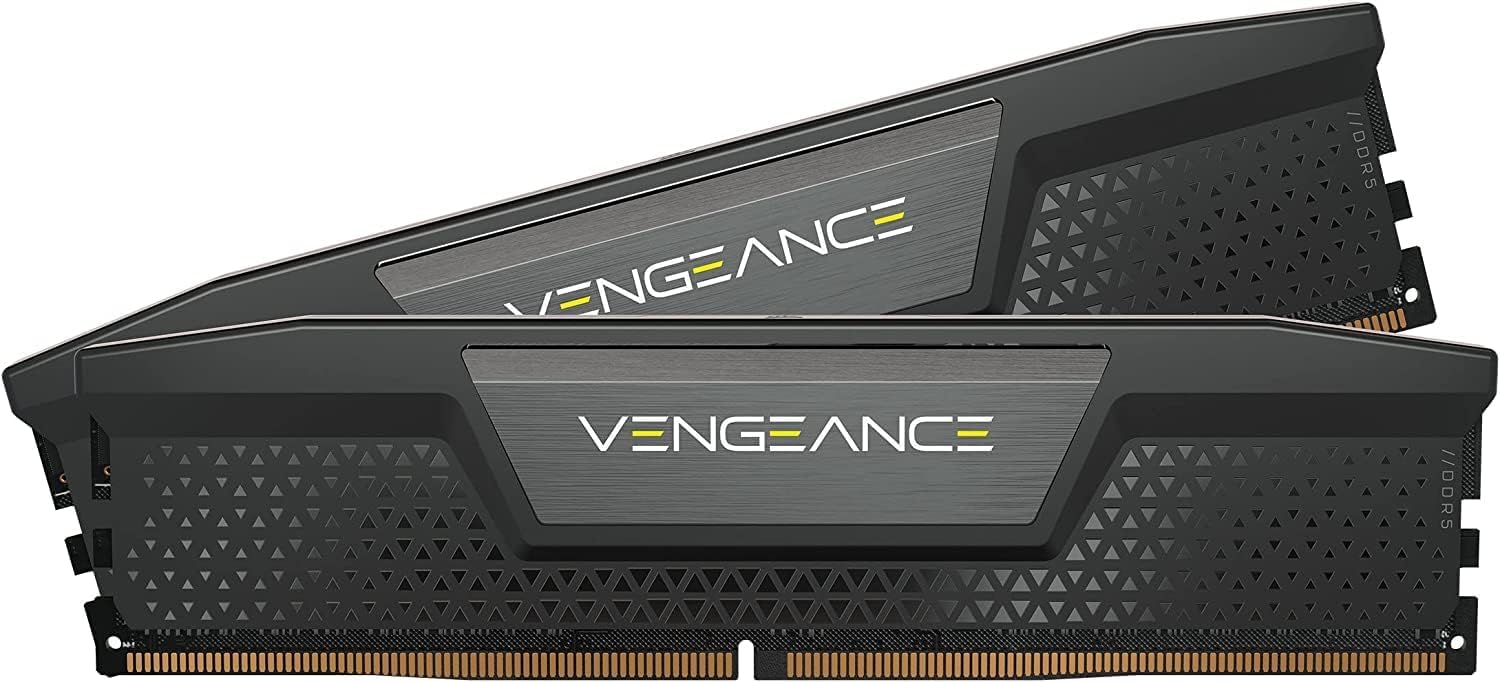 CORSAIR Vengeance DDR5 RAM 32Go (2x16Go) 6000MHz CL30 Intel XMP Compatible iCUE Mémoire d'Ordinateur - Noir (CMK32GX5M2B6000C30)
