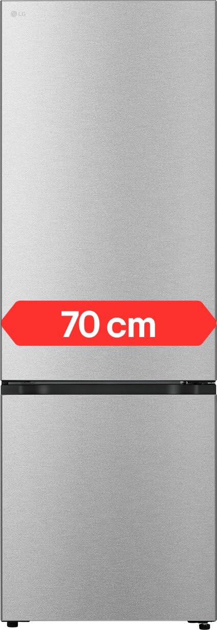 LG GBBW726AMB Fit&Max Kühl-/Gefrierkombination (466 L, Energieklasse A) vollintegrierbar oder freistehend mit maximaler Kapazität, FRESHConverter+, DoorCooling+ und Total No Frost, Silber