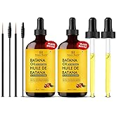 Botanic Hearth Dr Sebi Batana Oil for Hair, 100% Unrefined Batana Oil from Honduras, Lightweight Strengthening Hair Oil, 4 fl
