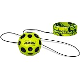 Waboba Bounceback Returning Yellow Moon Ball Hyper Bouncy Balls | Extreme Bounce and Fun, Super High Bouncing Ball, for Active Play and Outdoor Games