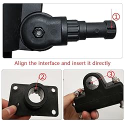 Power Lock Rod Holder with 2 Side Mounts Adjustable