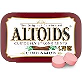 ALTOIDS Cinnamon Mints, Breath Mints, Travel Mints, Single Pack, 1.76 Ounce | Freshen up your breath on the go with ALTOIDS cinnamon mints, the perfect candy mints, travel mints, and breath fresheners