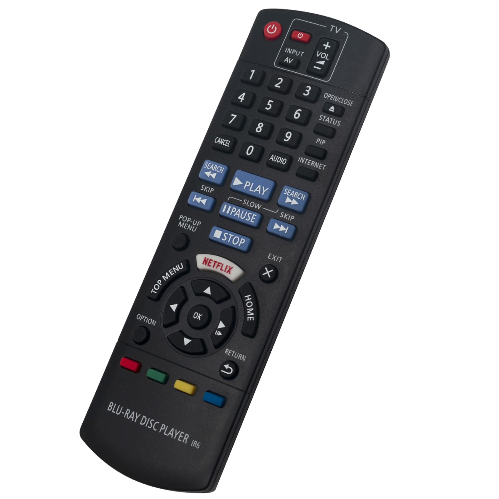 N2QAYB001029 Replacement Remote Control Fit for Panasonic Blu-ray Disc DVD Player DMP-BDT167 DMP-BDT166 DMP-BDT165 DMP-BD83 DMP-BD84