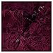 MIUSOL Women's Classicial Floral Lace Long Sleeve Slim Formal Mini Dress Wine Medium, Wine, Medium