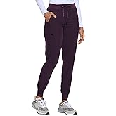 COZYFIT Womens Scrub Pants - Soft Stretch Yoga Style with 5 Pockets, Slim Fit Jogger Scrubs Pants for Women