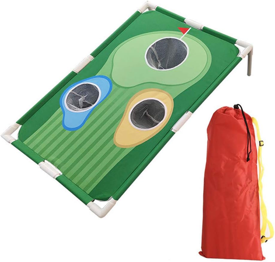 Seline Backyards Golf Cornhole Game Golf Cornhole Game Set Golfing Chipping Net Golf Training Aids Golf Training Equipment