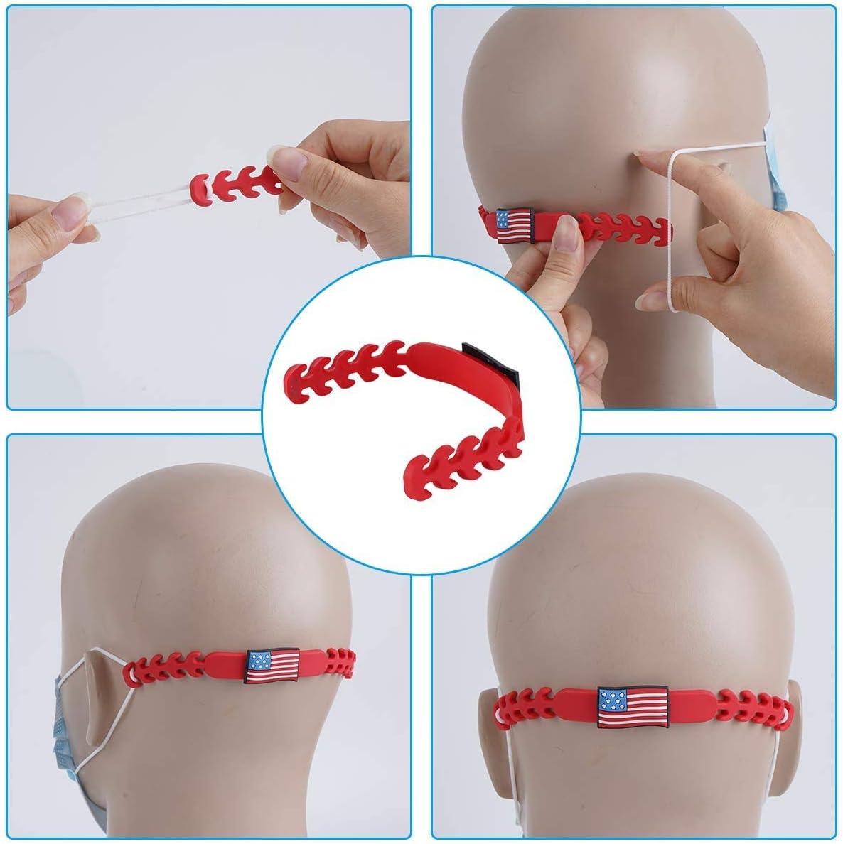 3D Bracket, Nose Pads Makeup Protection Bracket, Inner Support-Mouth, Washable Reusable Bracket… (5PCS) - - 