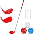 Backyard Golf Club Set 33" Right Hand Golf Club with Oversize Heads for Backyard Game Plastic Chipping Clubs Outdoor Indoor Sport Birthday Gift for Boys Girls