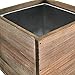 CYS EXCEL Cube Planter Box with Removable Zinc Metal Liner (5