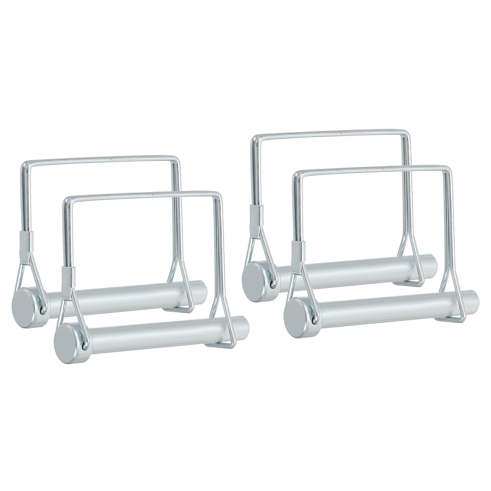 PATIKIL Trailer Coupler Pin 2/5x2-3/8x1.89"(D*L*IW), 6 Pcs Wire Lock Pin Square Shaft Locking Pins Safety PTO Hitch Pin for for Farm Trailer Tractor Truck Boat Towing (10x60x48mm)