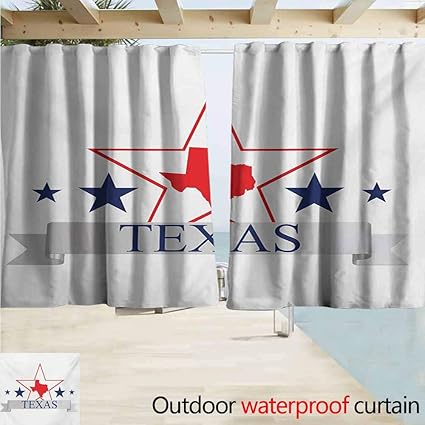 Amazon Com Blackout Curtain Texas Star San Antonio Dallas