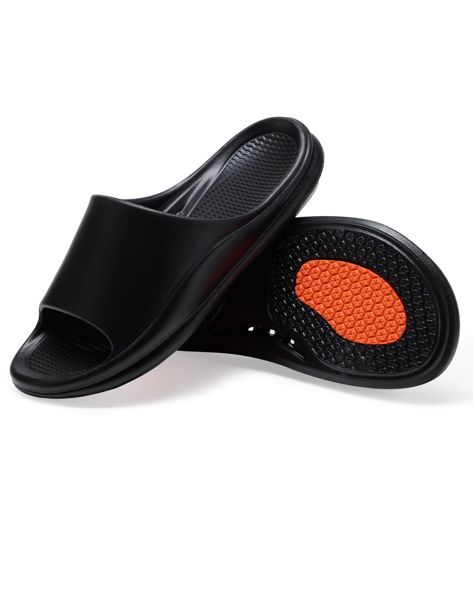 Photo 1 of WALKFUN Non-slip Slides Sandals, Women & Men’s Shower Slippers, Pool Slides Quick Drying House Slippers Indoor Bathroom Shoes Beach Sandals for SummerX004MDNJ23
