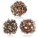 Tea Forté WARMING JOY Loose Leaf Trio, 3 Small Tea Tins, Limited Edition Holiday Tea Blends