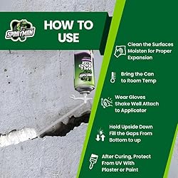 Sprayman Gaps and Cracks Filler Foam - Polyurethane