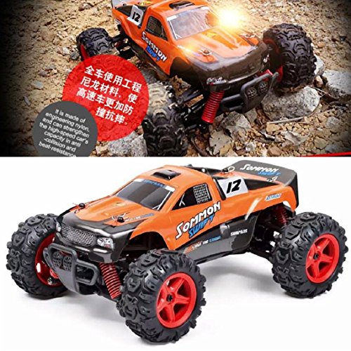 Topspeed Car Race Four-wheel 45KM/H 2.4GHz Remote Control Stunt RC Car 1:18 (Orange)