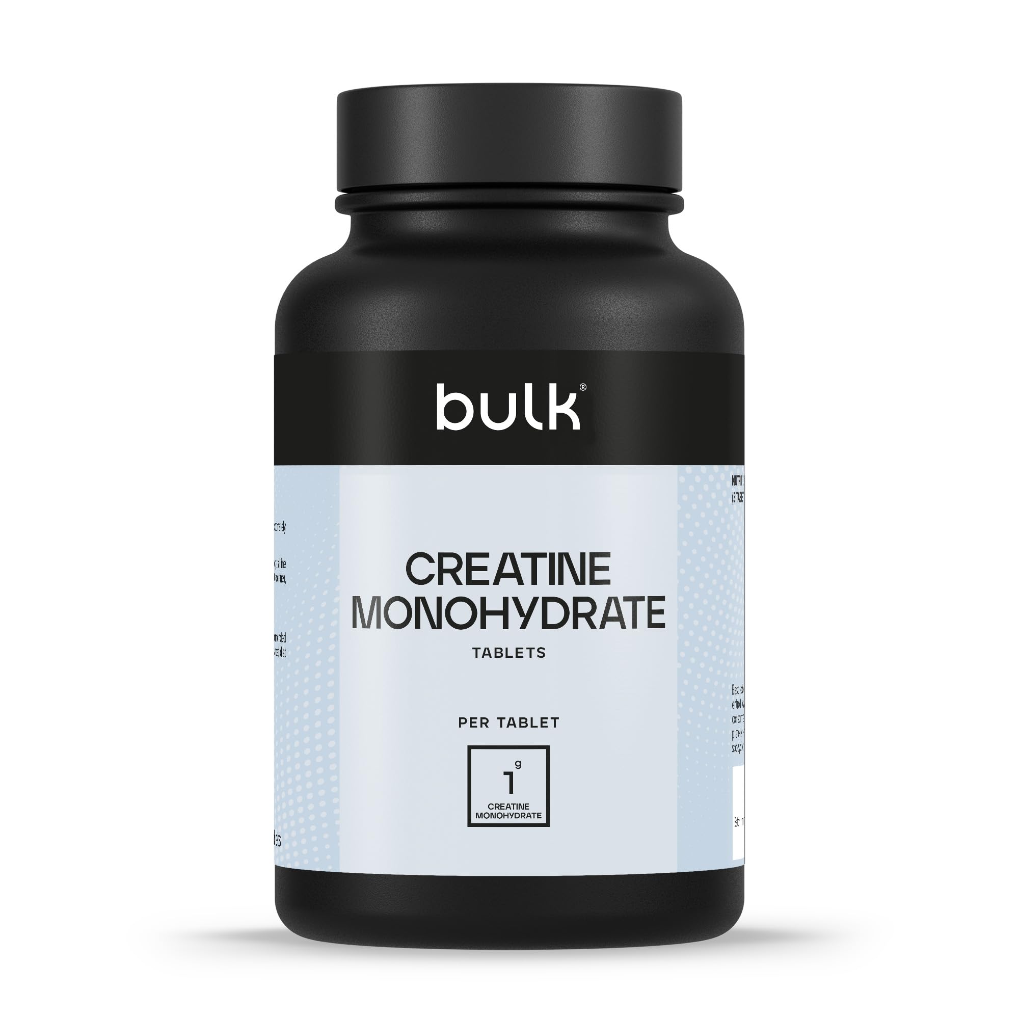 Bulk Creatine Monohydrate Tablets, 1000 mg Per Serving, Pack of 90, 30 Servings, Packaging May Vary