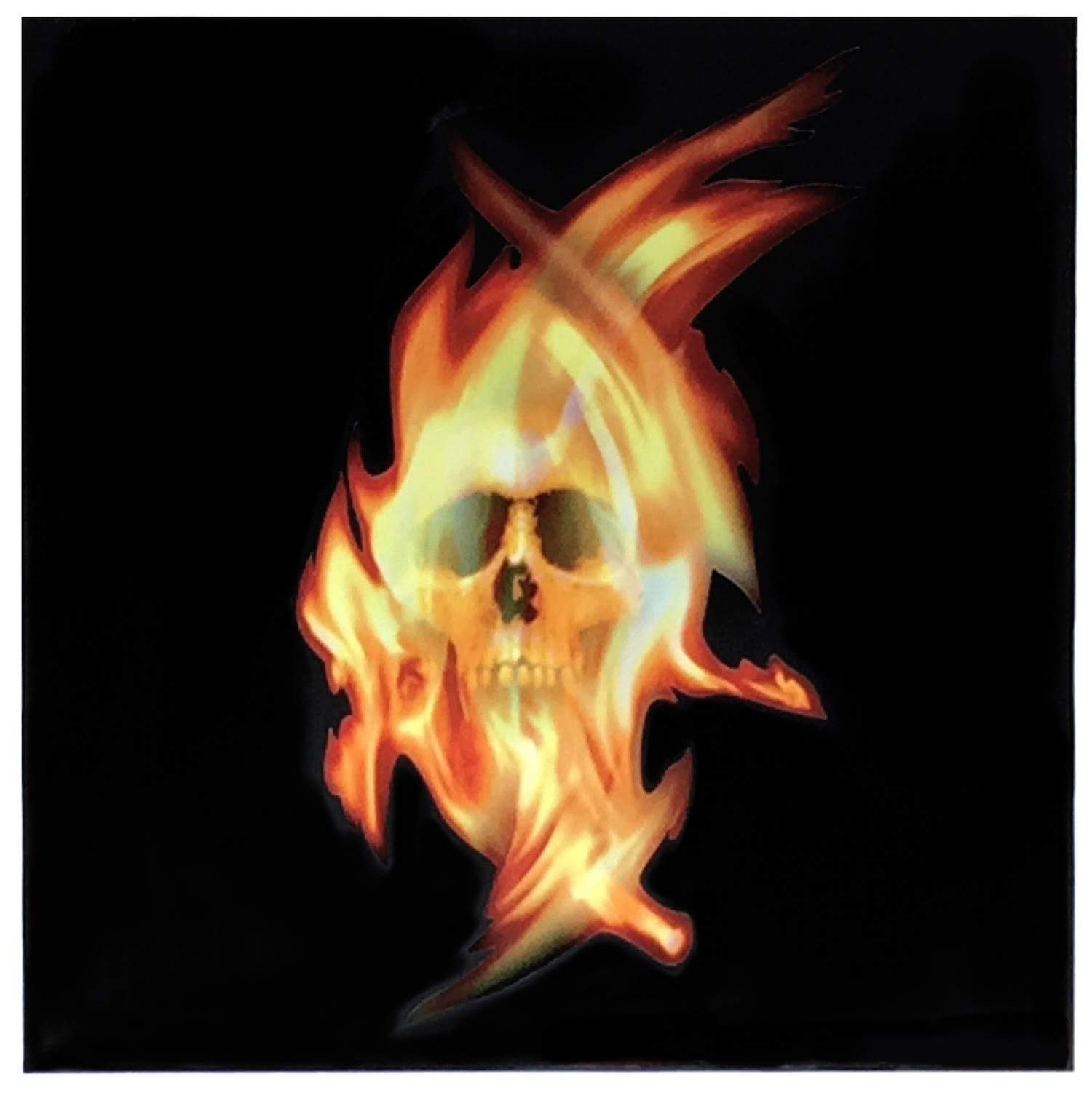 Inlaystickers for Guitars & Bass - Real Fire Series - Skull, RF-227SK