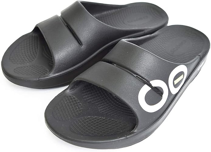 Amazon ウーフォス Ooahh Sport Slide N 1500 スポーツスライド サンダル Black White ブラック サンダル リカバリーシューズ レディース メンズ M4 W6 23cm Black White N1500 並行輸入品 Oofos ウーフォス スポーツサンダル