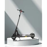 QnQ Electric Scooter 500W Peak Motor, 12 Miles Range &amp; 15 MPH, 8" Flat-Free Tires, UL Certified, Foldable Electric Scooter for Adults, Teens and Big Kids
