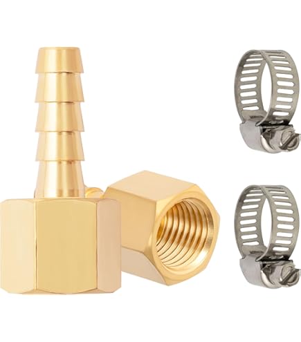 MARKGOO Marine Fuel Line Kit For Yamaha Outboard Motors - 10ft Hose With Primer Bulb & Connectors, ID 1/4" (6mm) For 4-350 HP