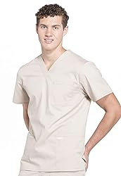 Cherokee Men's V-Neck Top Traditional fit with 4
