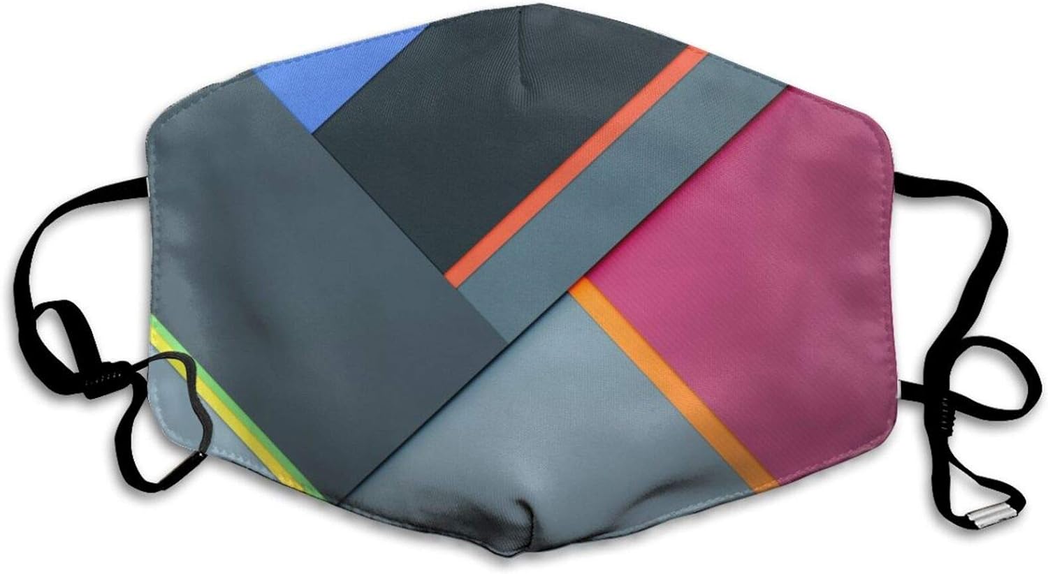 Artistic Red Blue Pink Face Mask Can Be Washed and Reusable Unisex