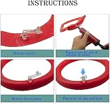 YAAVAAW Christmas Ring Toss Games 2 Reindeer Antler Hat 8 Rings Indoor view 5