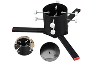 DIOVPLX Christmas Tree Stand for Real Trees, Heavy Duty Metal Live Christmas Tree Stand, Universal Adjustable Replacement Xmas Tree Base Holder for Fresh Tree 4-8ft, Fit Trunk Diameter Up to 6.9 inch Black