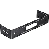 Cable Matters 2U Hinged 19-Inch Wall Mount Panel Bracket | 55.1 Lbs Max Load, 2U Rack, 19" Wall Mount Bracket, Wall Mount Patch Panel