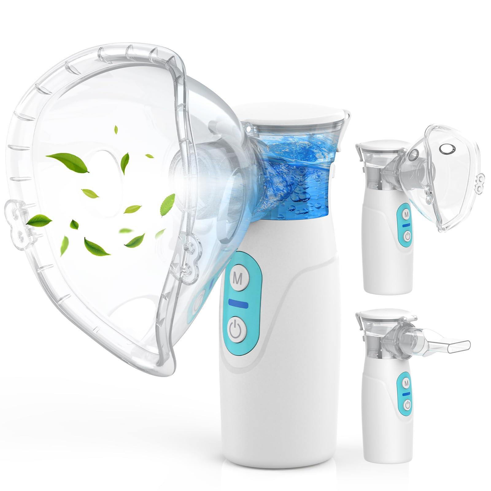 Photo 1 of Ultrasonic Nebulizer, Model Ne-520 Portable Nebulizer for Adults and Kids, Nebulizer Machine with Two Modes and Self-Cleaning Function, Breathing Treatment Machine Nebulizer for Travel & Home