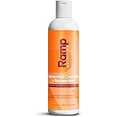 Ramp Nutrition Liposomal Curcumin + Resveratrol | Liquid Supplement | Advanced Liposomal Delivery for Optimal Absorption | 6 fl oz (180 mL) | 30 Servings