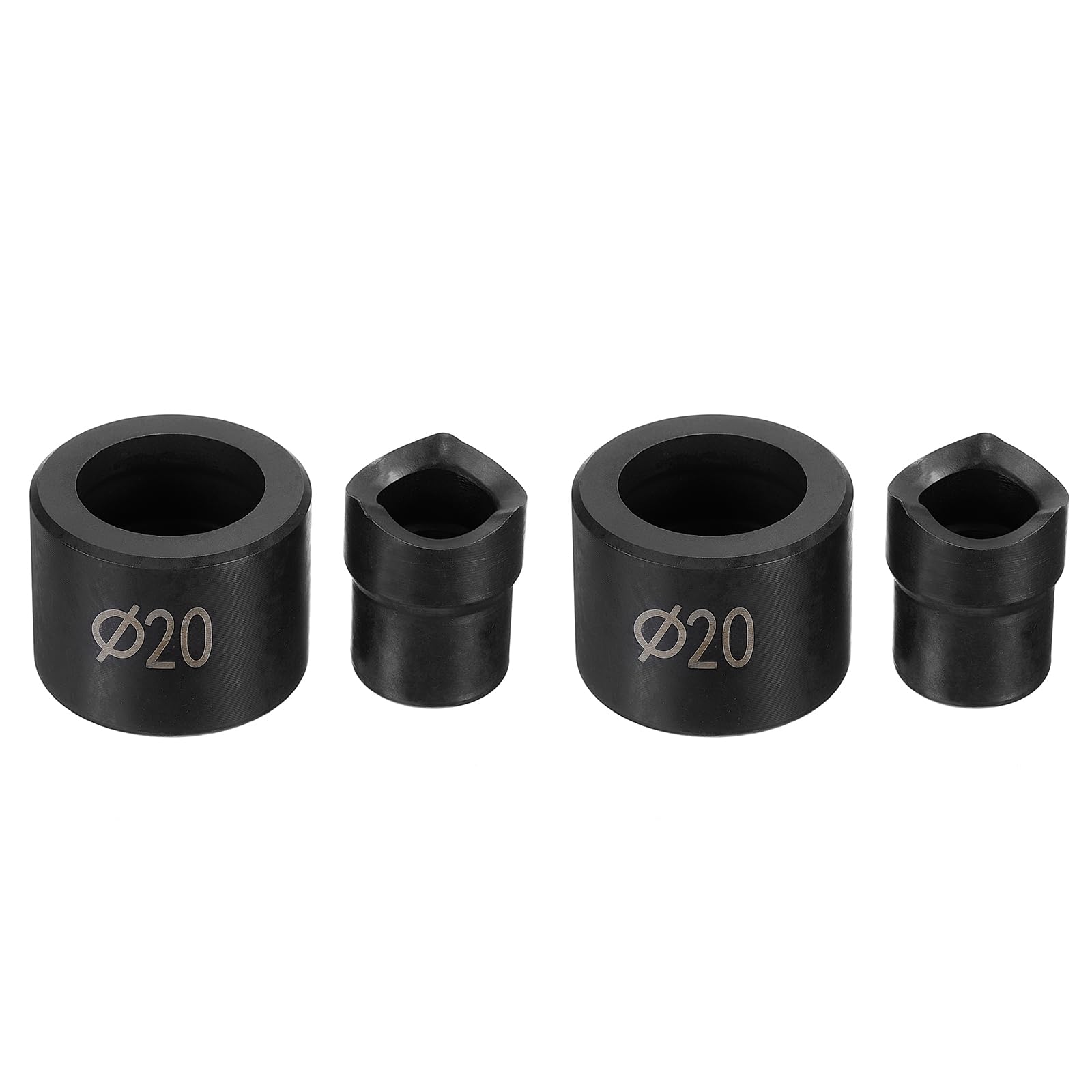 uxcell 2set Conduit Punch and Die 20mm Chrome Steel Manual Knockout Punch Conduit Hole Cutter Set for Hydraulic Knock Out Driver