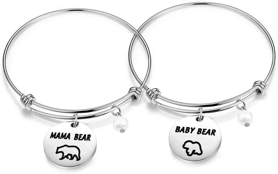 mama bear bracelet set