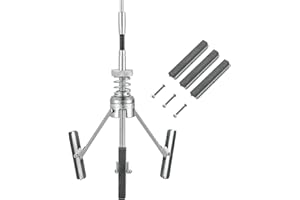 DASBET Engine Brake Cylinder Hone | Engine Cylinder Hone Tool for Grinding Holes Adjustable Deglazer 2" to 6-1/2" Diameter with Extra 3-Piece 3'' Long Stones 220 Grit (3")