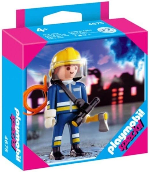 PLAYMOBIL Special Blue Firefighter 4675 