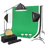 RALENO Photography Lighting Kit, 8.5ft x 10ft