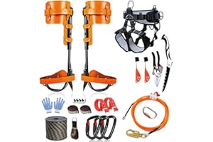 MITOJOSYEER Tree Climbing Gear - Tree Climbing Spikes Suitable for Tree Work, Fruit Picking,Tree Climbing,Logging of Tree Climbing Kit