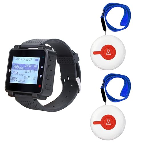 Retekess T128 Caregiver Pager,Life Alert Watch,Medical Alert