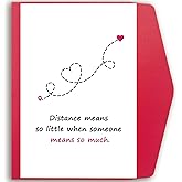 Mcduldul Thinking of You Card for Women Men | Funny Miss You Gift for Her Him Friend | Love Gifts | Friendship Card